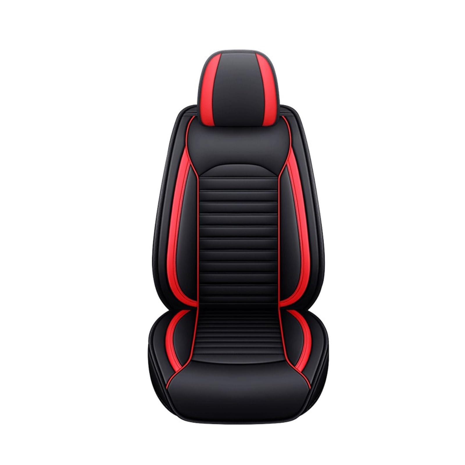 PAKAGVTTB Sitzbezüge Universelle Autositzbezüge Für Altise Für Aurion Für Crown Für Hilux Für Levin Für Verso Für VIOSL Autozubehör Vordersitzbezüge(Black Red) von PAKAGVTTB