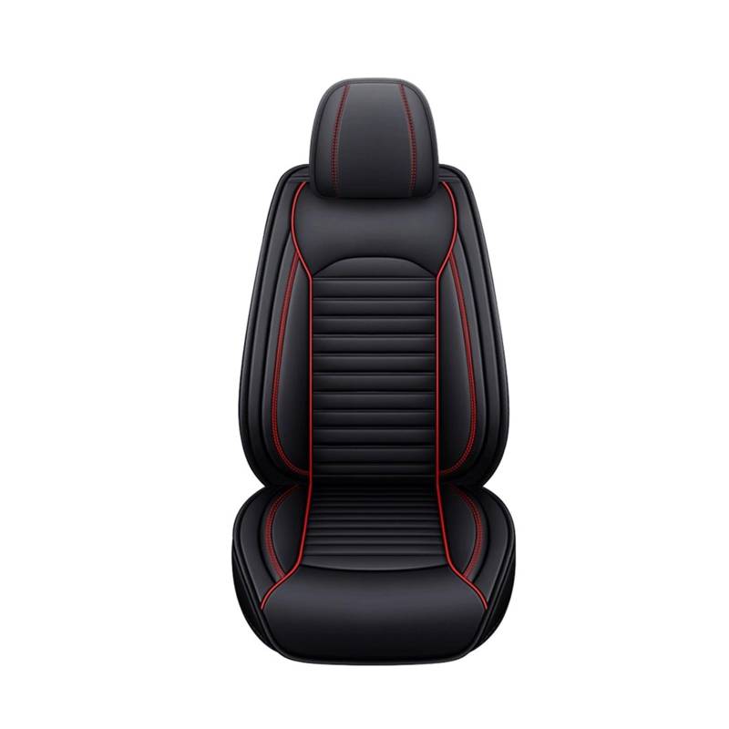 PAKAGVTTB Sitzbezüge Universelle Autositzbezüge Für Altise Für Aurion Für Crown Für Hilux Für Levin Für Verso Für VIOSL Autozubehör Vordersitzbezüge(Black Red Line) von PAKAGVTTB