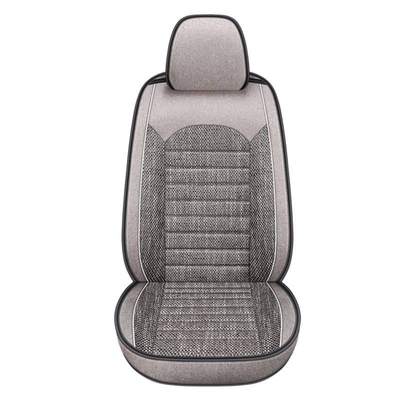 PAKAGVTTB Sitzbezüge Universelle Autositzbezüge für VW für Polo für Bora für Jetta für Passat B5 B6 B7 B8 Auto-Innenausstattung Vordersitzbezüge(1PC-Beige) von PAKAGVTTB