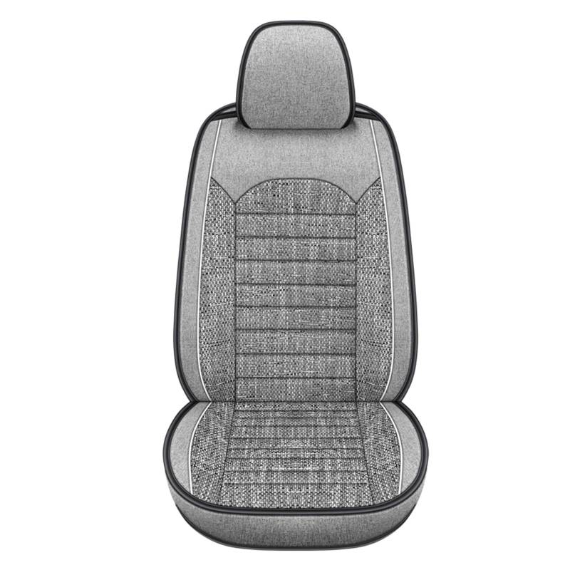 PAKAGVTTB Sitzbezüge Universelle Autositzbezüge für VW für Polo für Bora für Jetta für Passat B5 B6 B7 B8 Auto-Innenausstattung Vordersitzbezüge(1PC-Grey) von PAKAGVTTB