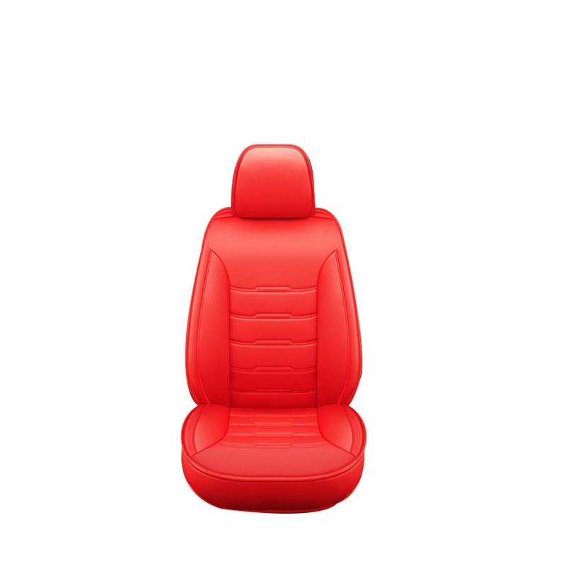 PAKAGVTTB Sitzbezüge Vollständige Abdeckung Universal Auto Leder Sitz Abdeckung Für Soueast DX7 DX3 V3 V5 V6 Auto Zubehör Protector Vordersitzbezüge(Red) von PAKAGVTTB