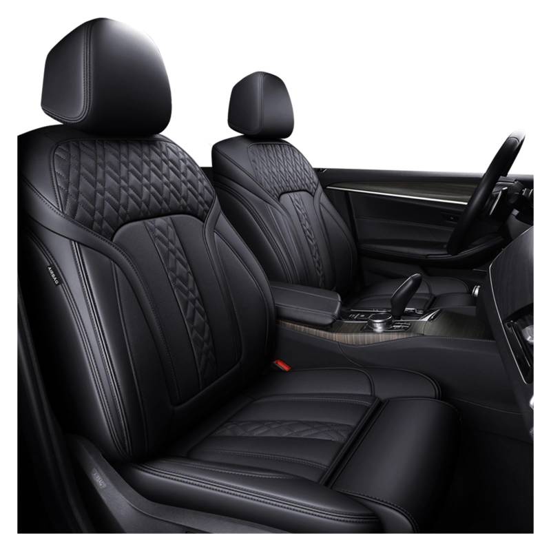 PAKAGVTTB Sitzbezüge Zubehör Autositzbezüge 5 Sitze Für X4 E46 E90 E60 F30 F10 E39 F20 G20 E36 E87 G30 E92 Für X5 E70 E91 F11 F31 E30 Vordersitzbezüge(Black) von PAKAGVTTB