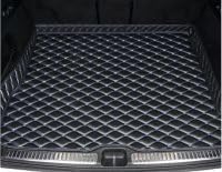 Auto Leder Kofferraummatten,für Mercedes Benz GLE AMG Kofferraumwanne Cargo Schutzmatte Kofferraum rutschfest ZubehöR.,F-Black Blue von PAKJEL