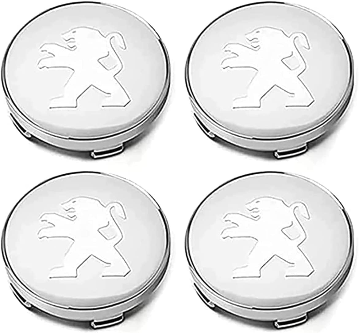 4 Stück für Peugeot 207 307 407 308 607 56mm Auto Radnabenkappen, Mutter Staubschutzabdeckung Radnabenschraube dekorative Kunststoffabdeckung Radkappen Zierblende,Weiss 4 Stück für Peugeot 207 307 407 308 607 56mm Auto Radnabenkappen, Mutter Staubschutzabdeckung Radnabenschraube dekorative Kunststoffabdeckung Radkappen Zierblende,Weiss von PANDD