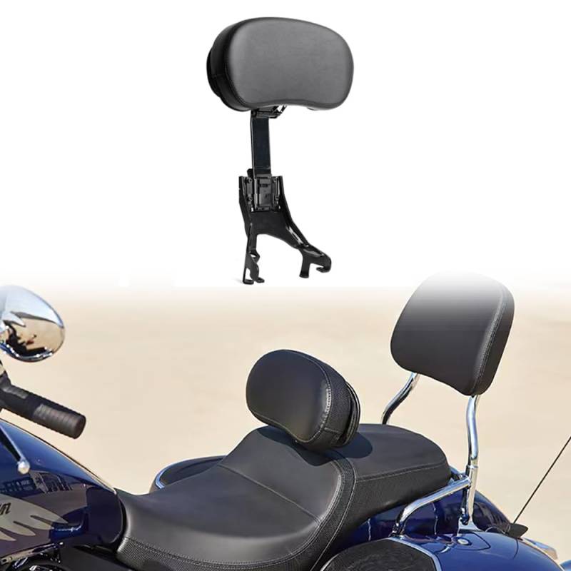 Panical Verstellbare, abnehmbare Fahrerrückenlehne, Sissy Bar für Indian Challenger Pursuit Elite Dark Horse Limited 2020–2024 von PANICAL