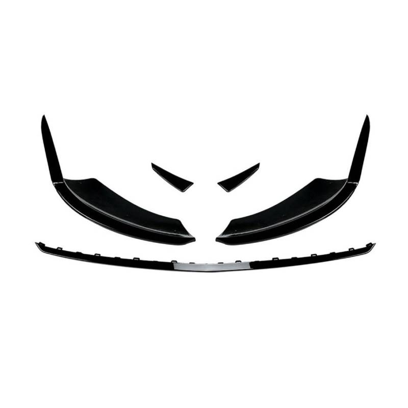 PAPEP Auto Frontspoiler Spoiler für Benz A-Class w177 Later a200 a35 a180 amg 2023+, Front Stoßstange Lip Splitter Diffusor Spoiler Antikollision Spoilerlippe Auto Zubehör,A-Glossy Black von PAPEP