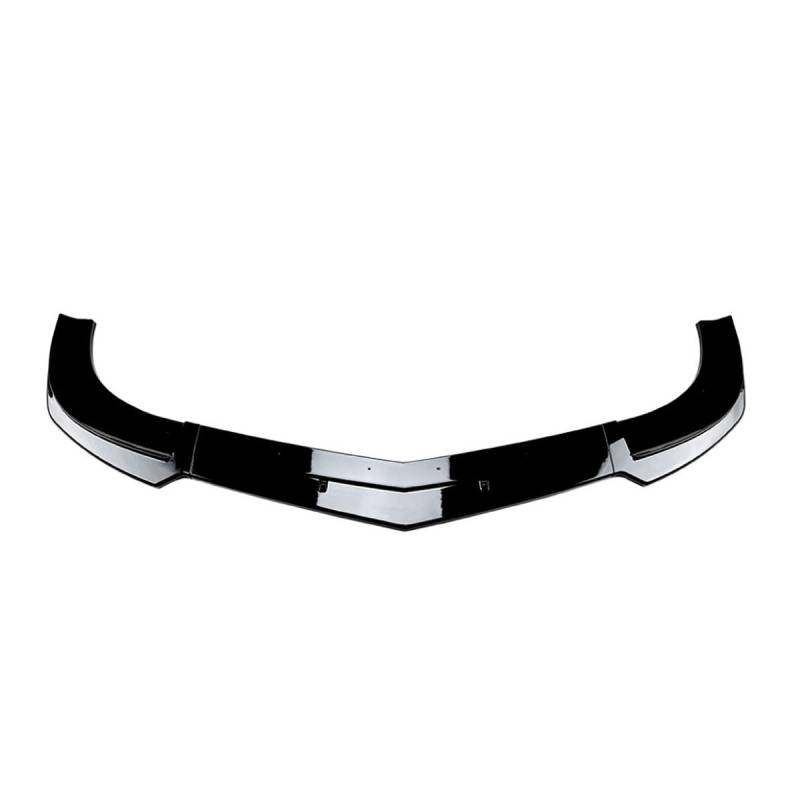 Auto Frontspoiler Spoiler für Benz C-Class C63 AMG W204 2011-2014 Late, Front Stoßstange Lip Splitter Diffusor Spoiler Antikollision Spoilerlippe Auto Zubehör,A-Glossy Black von PAPEP