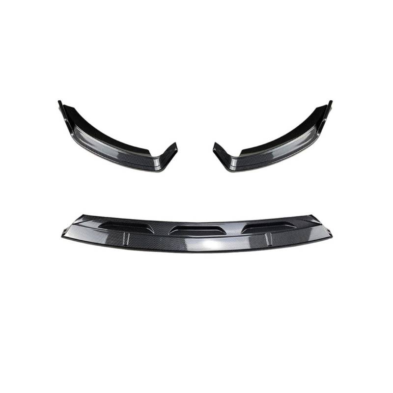 PAPEP Auto Frontspoiler Spoiler für Benz GLE-Class W167 C167 2019-2023 AMG, Front Stoßstange Lip Splitter Diffusor Spoiler Antikollision Spoilerlippe Auto Zubehör,B-Carbon Fiber von PAPEP