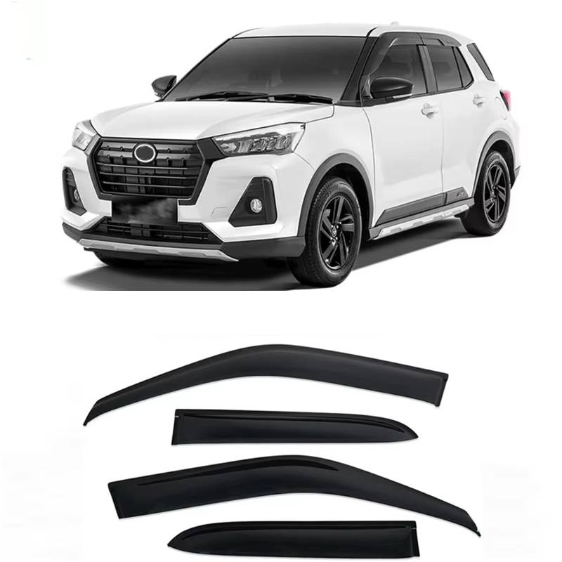 Auto Windabweiser für Daihatsu Rocky 2020 2021 2022 2023 2024, Regenschutz zum Aufkleben für Fenster Windabweiser Fensterscheiben für Autos von PAPEP