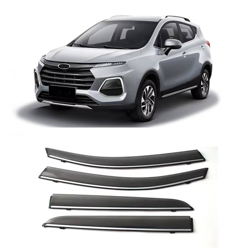 Auto Windabweiser für JAC JS3 2014 2015 2016 2017 2018 2019 2020 2021 2022 2023 2024, Regenschutz zum Aufkleben für Fenster Windabweiser Fensterscheiben für Autos von PAPEP