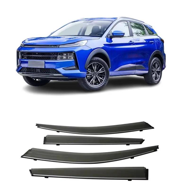 Auto Windabweiser für JAC JS6 2020 2021 2022 2023 2024, Regenschutz zum Aufkleben für Fenster Windabweiser Fensterscheiben für Autos von PAPEP