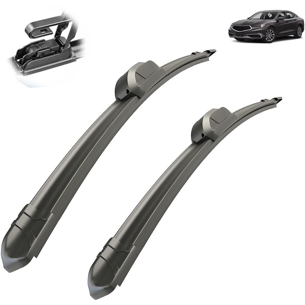 Frontscheibenwischer für Acura TLX 2015 2016 2017, Windschutzscheibe Fenster Regenbürsten Auto Scheibenwischer Fensterbürsten Auto Zubehör Frontscheibenwischer für Acura TLX 2015 2016 2017, Windschutzscheibe Fenster Regenbürsten Auto Scheibenwischer Fensterbürsten Auto Zubehör von PAPEP