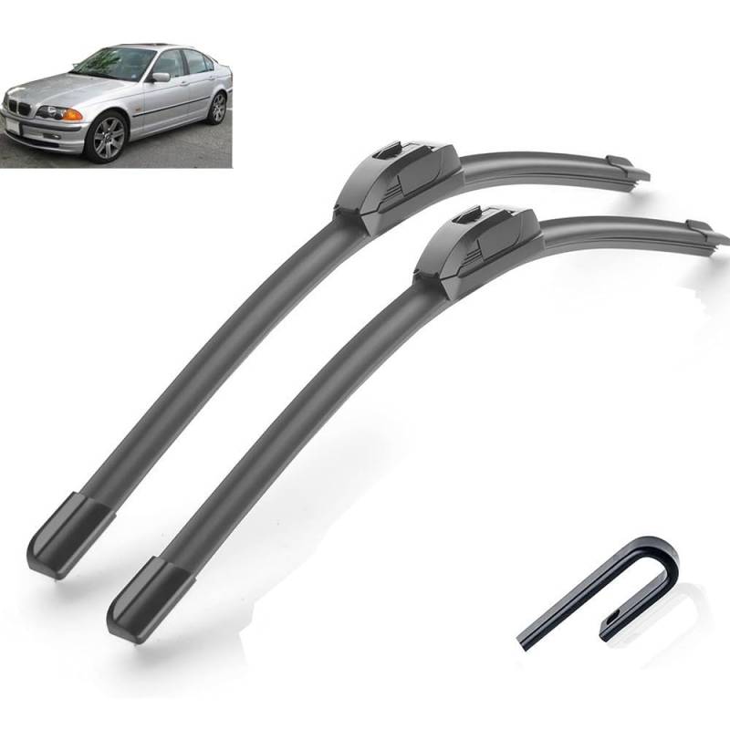 Frontscheibenwischer für BMW Série 3 E36 318 320 323 325 M3, Windschutzscheibe Fenster Regenbürsten Auto Scheibenwischer Fensterbürsten Auto Zubehör von PAPEP