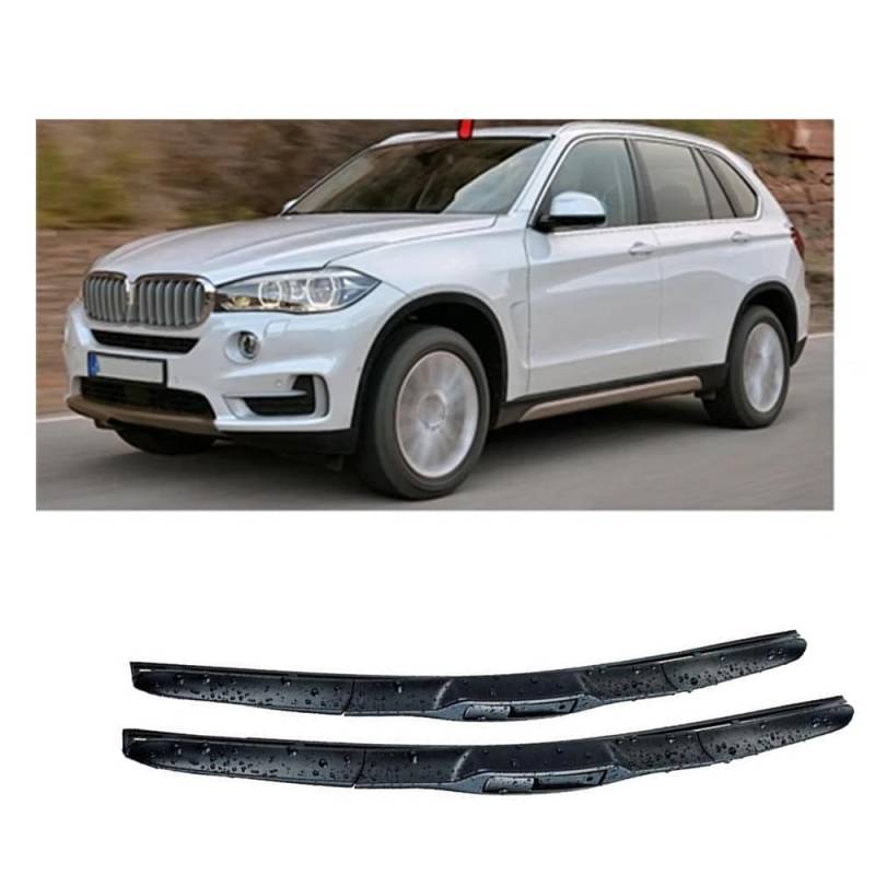 Frontscheibenwischer für BMW X5 F15 2013-2018 24"+20", Windschutzscheibe Fenster Regenbürsten Auto Scheibenwischer Fensterbürsten Auto Zubehör von PAPEP