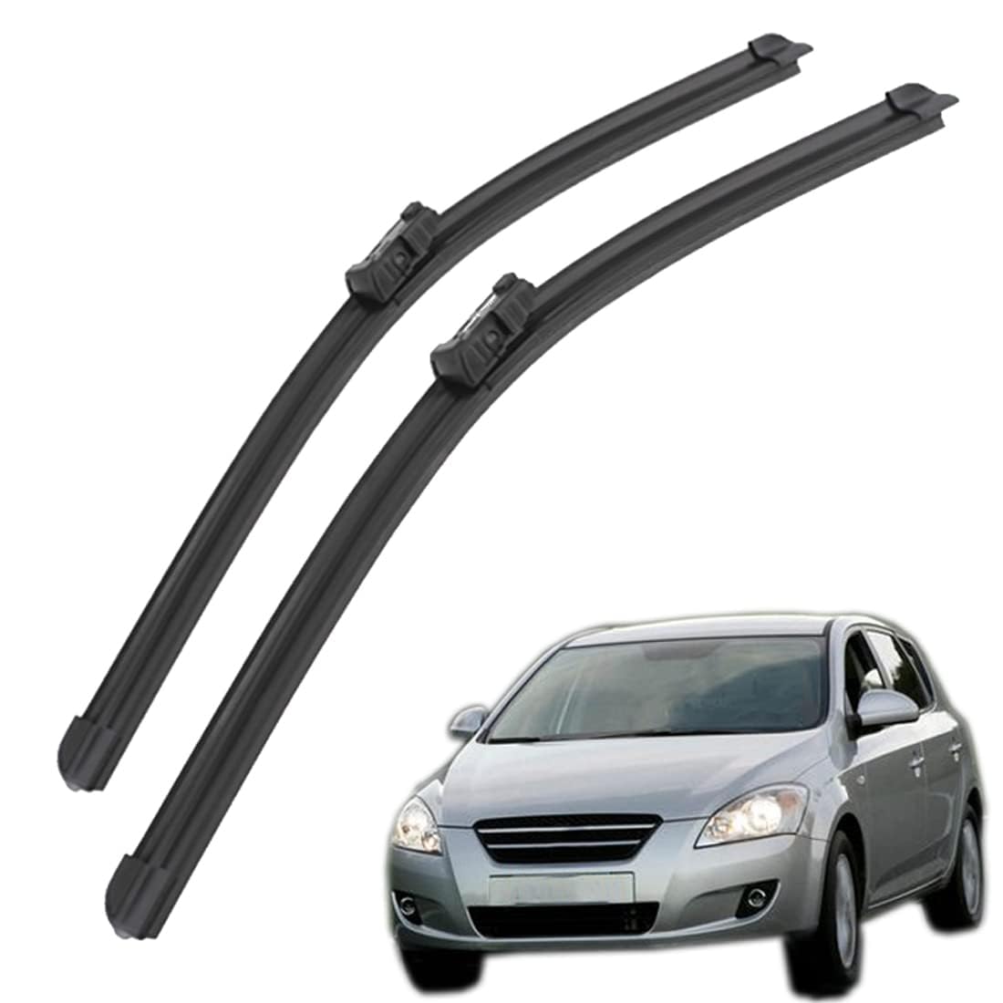 Frontscheibenwischer für Ceed 2006-2009 600mm+450mm, Windschutzscheibe Fenster Regenbürsten Auto Scheibenwischer Fensterbürsten Auto Zubehör Frontscheibenwischer für Ceed 2006-2009 600mm+450mm, Windschutzscheibe Fenster Regenbürsten Auto Scheibenwischer Fensterbürsten Auto Zubehör von PAPEP
