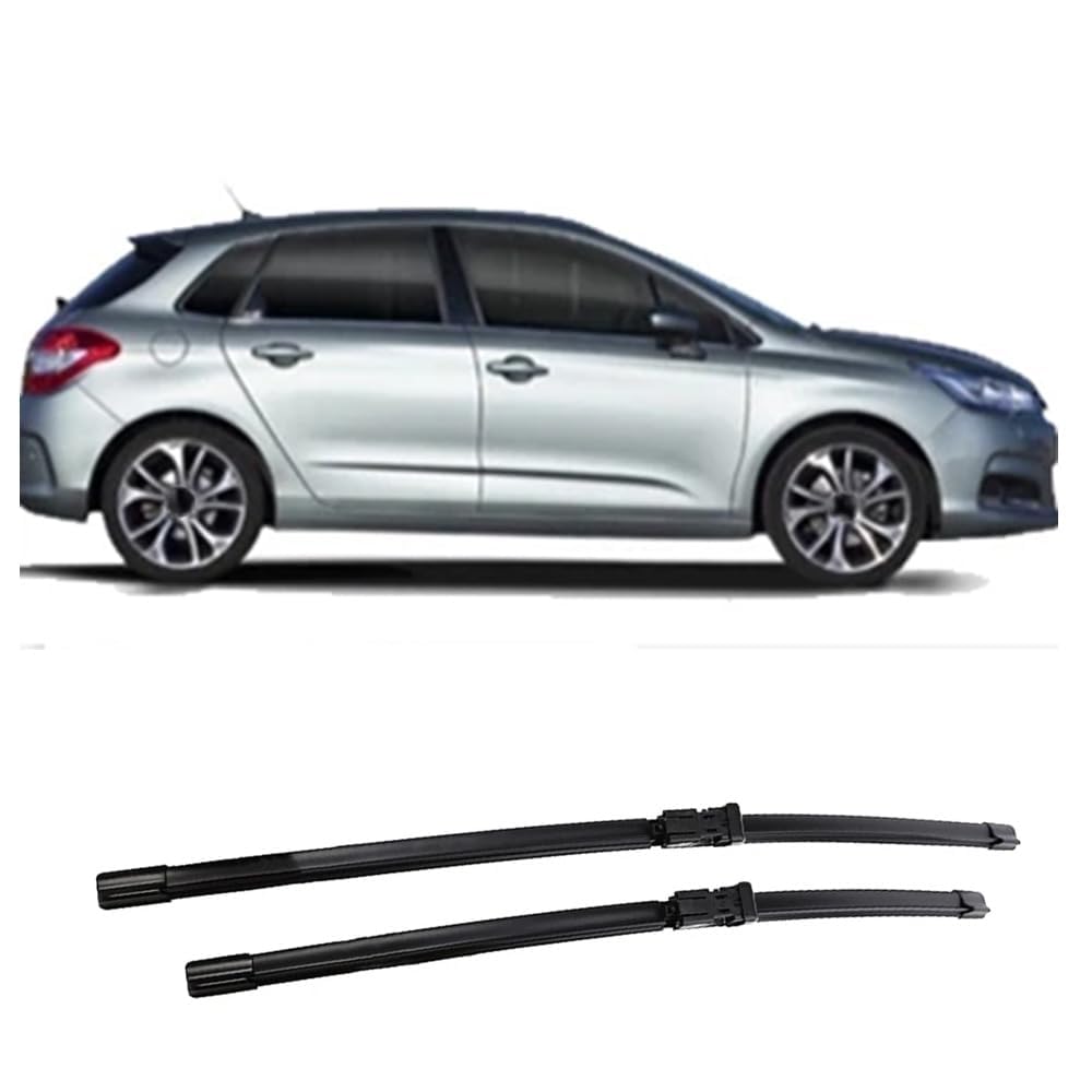 Frontscheibenwischer für Citroen C4 Hatchback 2010-2020 30"+26", Windschutzscheibe Fenster Regenbürsten Auto Scheibenwischer Fensterbürsten Auto Zubehör Frontscheibenwischer für Citroen C4 Hatchback 2010-2020 30"+26", Windschutzscheibe Fenster Regenbürsten Auto Scheibenwischer Fensterbürsten Auto Zubehör von PAPEP