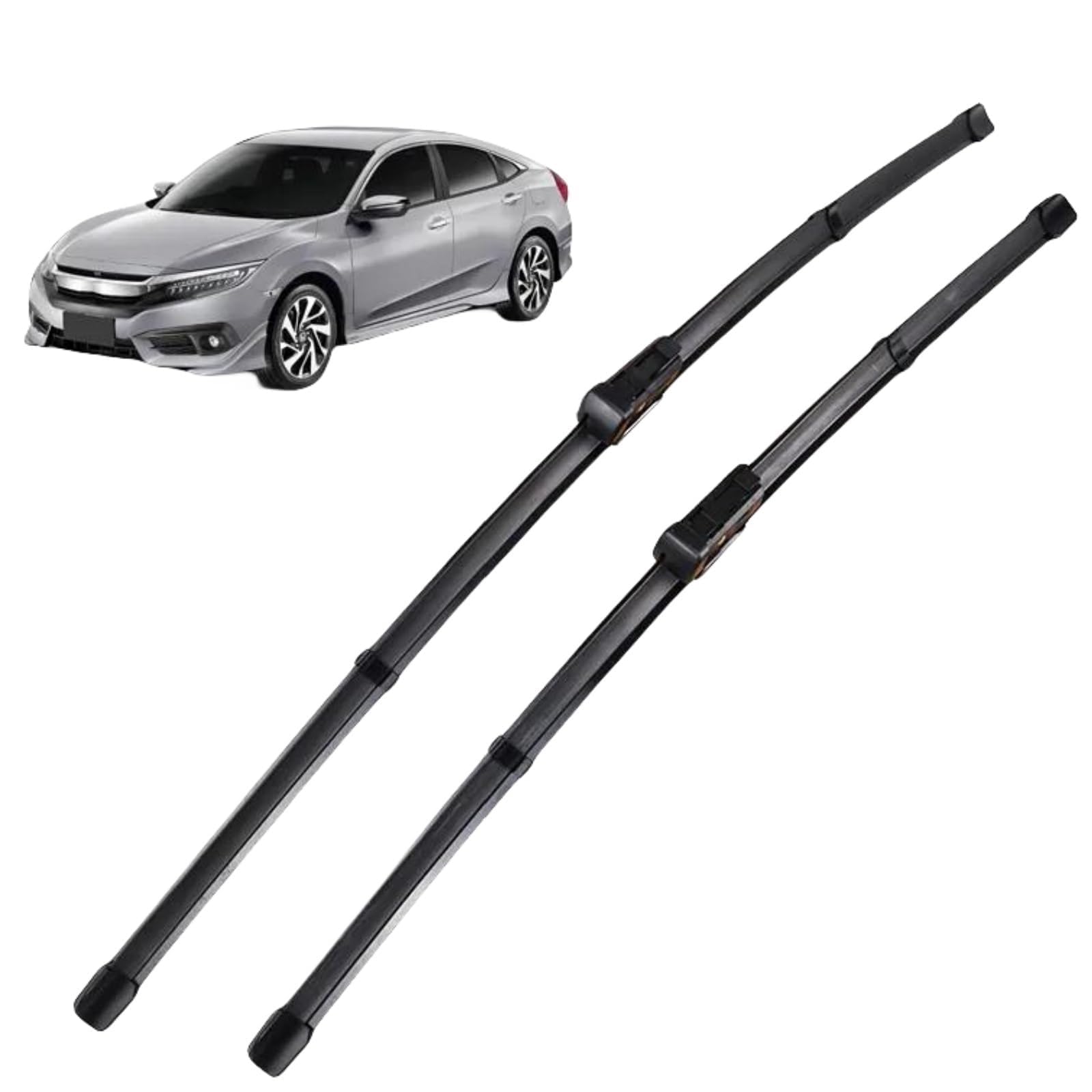Frontscheibenwischer für Civic 11 FE FL 2022-2024 24"+19", Windschutzscheibe Fenster Regenbürsten Auto Scheibenwischer Fensterbürsten Auto Zubehör Frontscheibenwischer für Civic 11 FE FL 2022-2024 24"+19", Windschutzscheibe Fenster Regenbürsten Auto Scheibenwischer Fensterbürsten Auto Zubehör von PAPEP