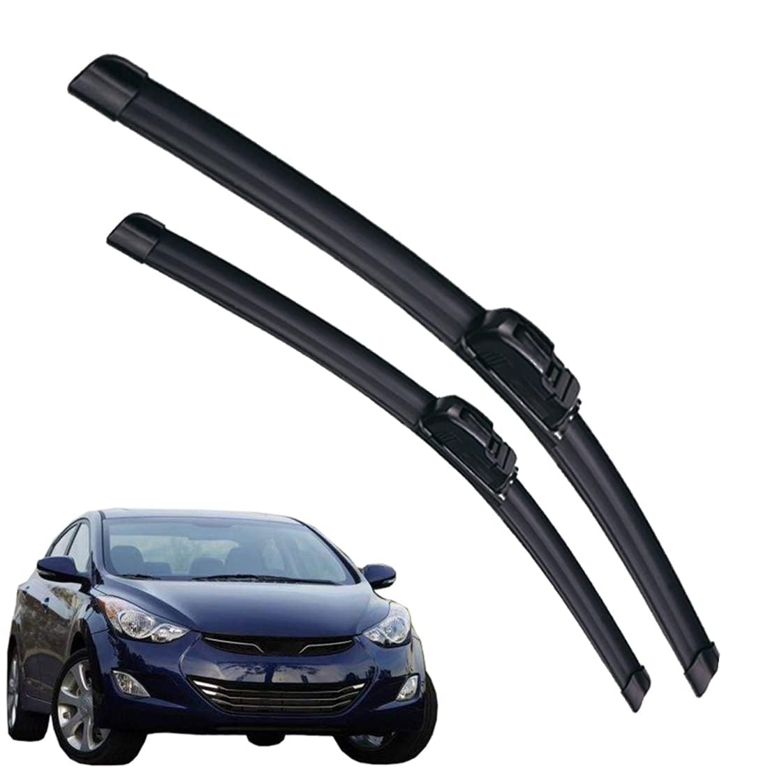 Frontscheibenwischer für Elantra MD 2011-2015, Windschutzscheibe Fenster Regenbürsten Auto Scheibenwischer Fensterbürsten Auto Zubehör Frontscheibenwischer für Elantra MD 2011-2015, Windschutzscheibe Fenster Regenbürsten Auto Scheibenwischer Fensterbürsten Auto Zubehör von PAPEP