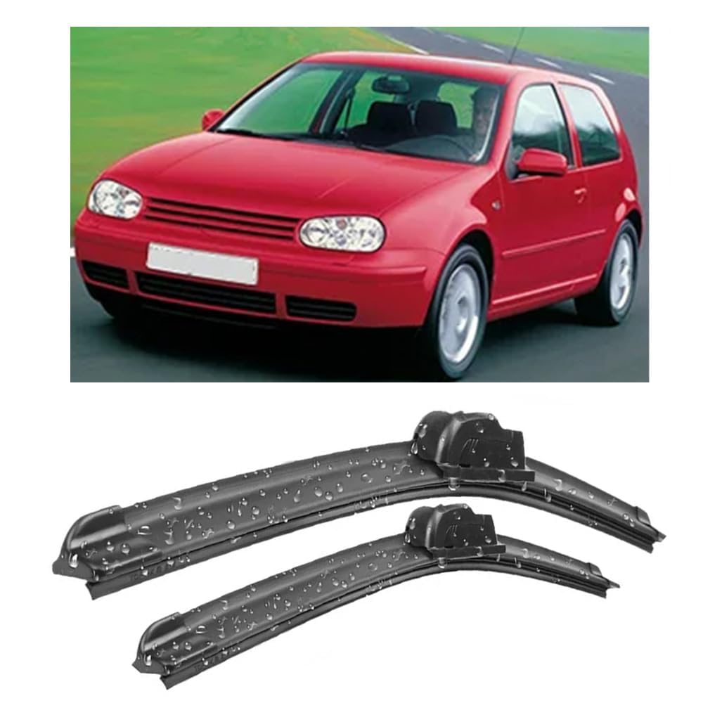 Frontscheibenwischer für Golf Mk4 1997-2004 21"+19", Windschutzscheibe Fenster Regenbürsten Auto Scheibenwischer Fensterbürsten Auto Zubehör Frontscheibenwischer für Golf Mk4 1997-2004 21"+19", Windschutzscheibe Fenster Regenbürsten Auto Scheibenwischer Fensterbürsten Auto Zubehör von PAPEP