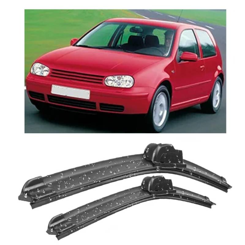 Frontscheibenwischer für Golf Mk4 1997-2004 21"+19", Windschutzscheibe Fenster Regenbürsten Auto Scheibenwischer Fensterbürsten Auto Zubehör von PAPEP
