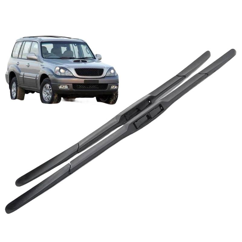 Frontscheibenwischer für Hyundai Terracan 2001–2007,22"+20", Windschutzscheibe Fenster Regenbürsten Auto Scheibenwischer Fensterbürsten Auto Zubehör von PAPEP