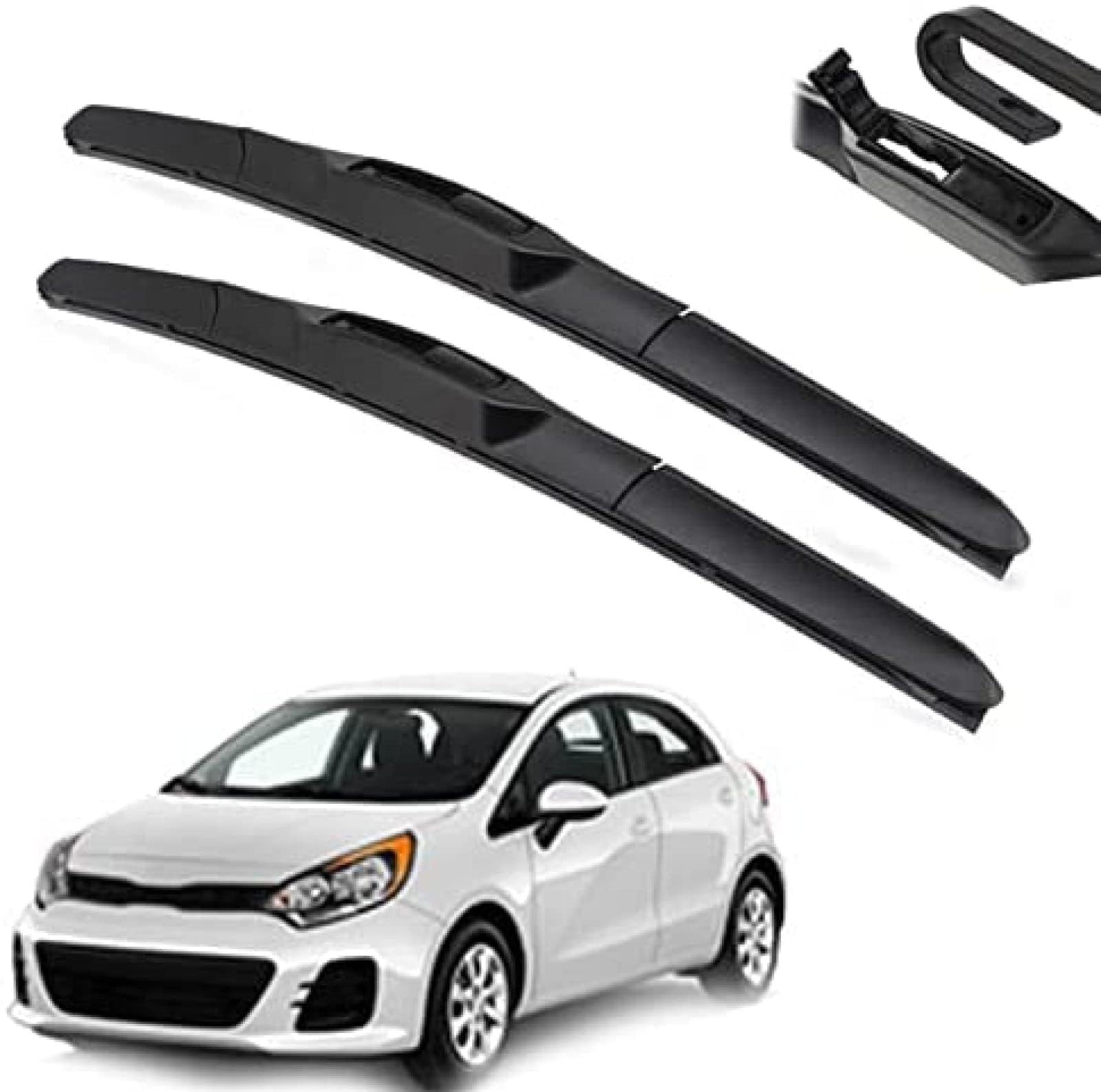 Frontscheibenwischer für Kia Rio 3 2011 2012 2013 2014 2015 2016 2017 26 "+16", Windschutzscheibe Fenster Regenbürsten Auto Scheibenwischer Fensterbürsten Auto Zubehör Frontscheibenwischer für Kia Rio 3 2011 2012 2013 2014 2015 2016 2017 26 "+16", Windschutzscheibe Fenster Regenbürsten Auto Scheibenwischer Fensterbürsten Auto Zubehör von PAPEP