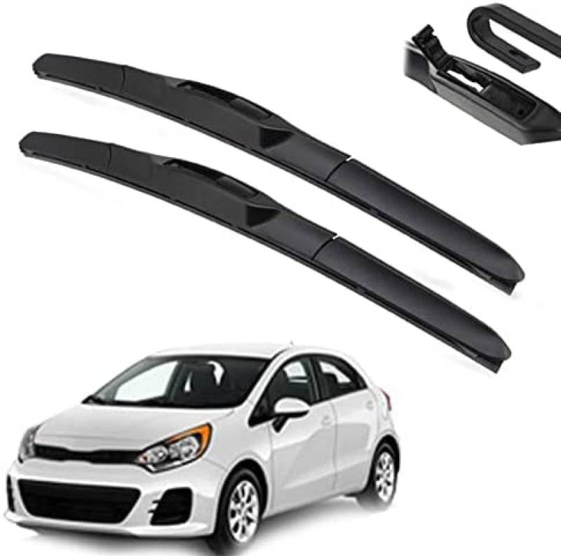 Frontscheibenwischer für Kia Rio 3 2011 2012 2013 2014 2015 2016 2017 26 "+16", Windschutzscheibe Fenster Regenbürsten Auto Scheibenwischer Fensterbürsten Auto Zubehör von PAPEP