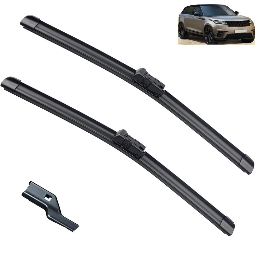 Frontscheibenwischer für Land Rover Range Rover Velar 2017-2023 26"+19", Windschutzscheibe Fenster Regenbürsten Auto Scheibenwischer Fensterbürsten Auto Zubehör Frontscheibenwischer für Land Rover Range Rover Velar 2017-2023 26"+19", Windschutzscheibe Fenster Regenbürsten Auto Scheibenwischer Fensterbürsten Auto Zubehör von PAPEP