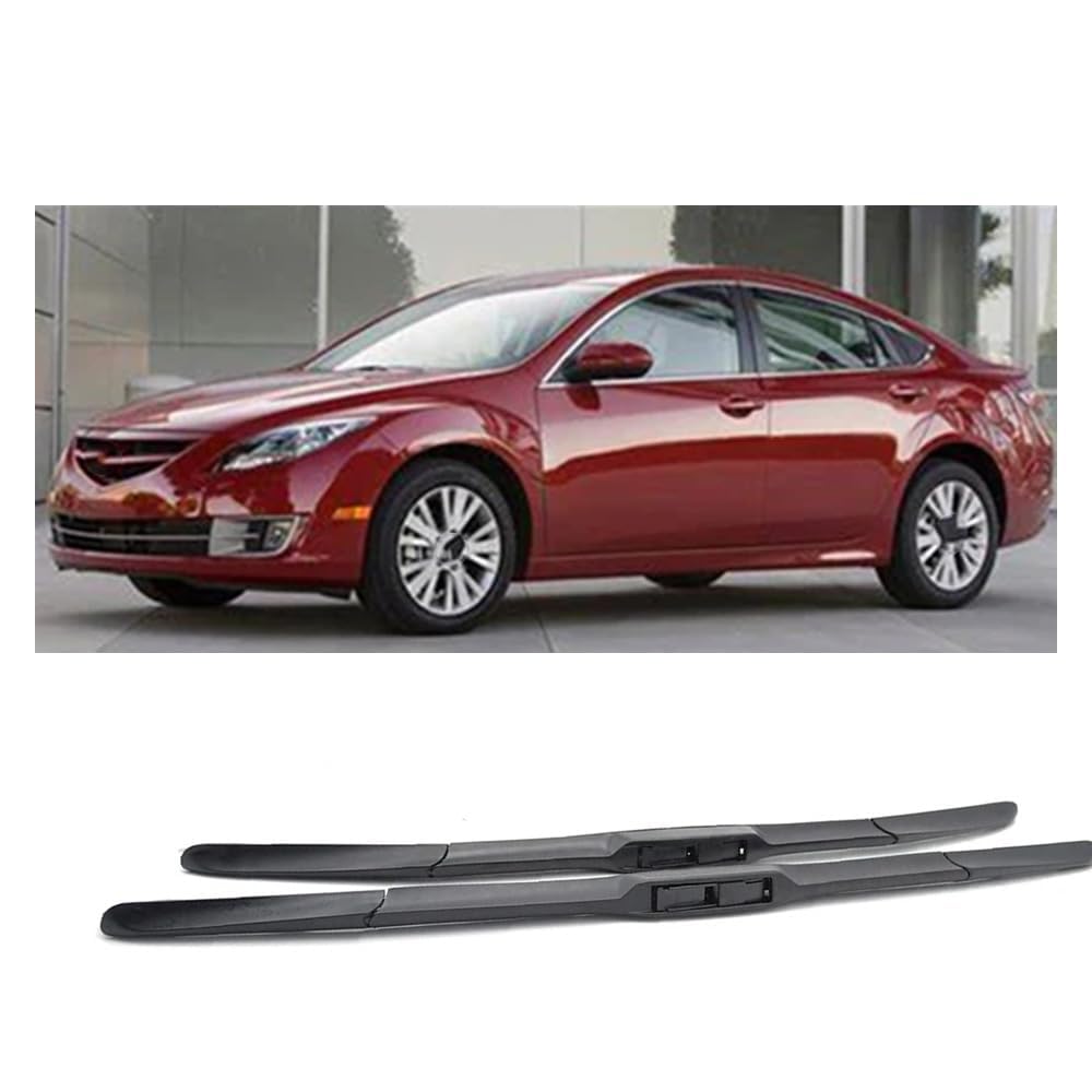 Frontscheibenwischer für Mazda 6 GH1 MK2 2007-2012 24"+16", Windschutzscheibe Fenster Regenbürsten Auto Scheibenwischer Fensterbürsten Auto Zubehör Frontscheibenwischer für Mazda 6 GH1 MK2 2007-2012 24"+16", Windschutzscheibe Fenster Regenbürsten Auto Scheibenwischer Fensterbürsten Auto Zubehör von PAPEP