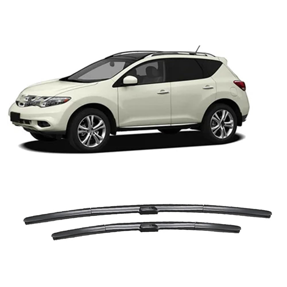 Frontscheibenwischer für Nissan Murano MK2 Z51 2008-2014 26"+16", Windschutzscheibe Fenster Regenbürsten Auto Scheibenwischer Fensterbürsten Auto Zubehör Frontscheibenwischer für Nissan Murano MK2 Z51 2008-2014 26"+16", Windschutzscheibe Fenster Regenbürsten Auto Scheibenwischer Fensterbürsten Auto Zubehör von PAPEP