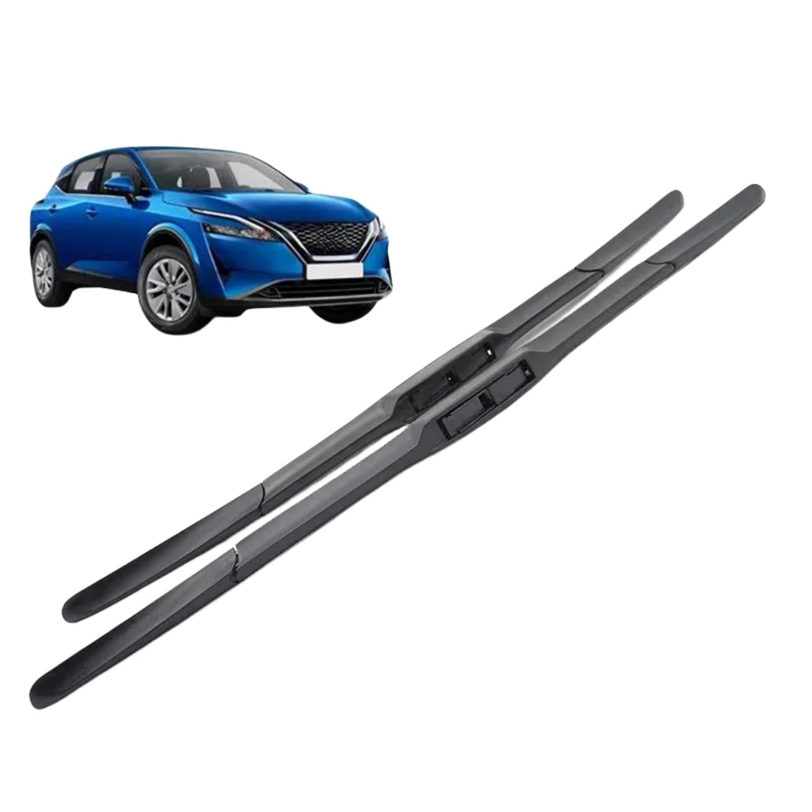 Frontscheibenwischer für Nissan Qashqai J12 2021-2024 26"+17", Windschutzscheibe Fenster Regenbürsten Auto Scheibenwischer Fensterbürsten Auto Zubehör Frontscheibenwischer für Nissan Qashqai J12 2021-2024 26"+17", Windschutzscheibe Fenster Regenbürsten Auto Scheibenwischer Fensterbürsten Auto Zubehör von PAPEP