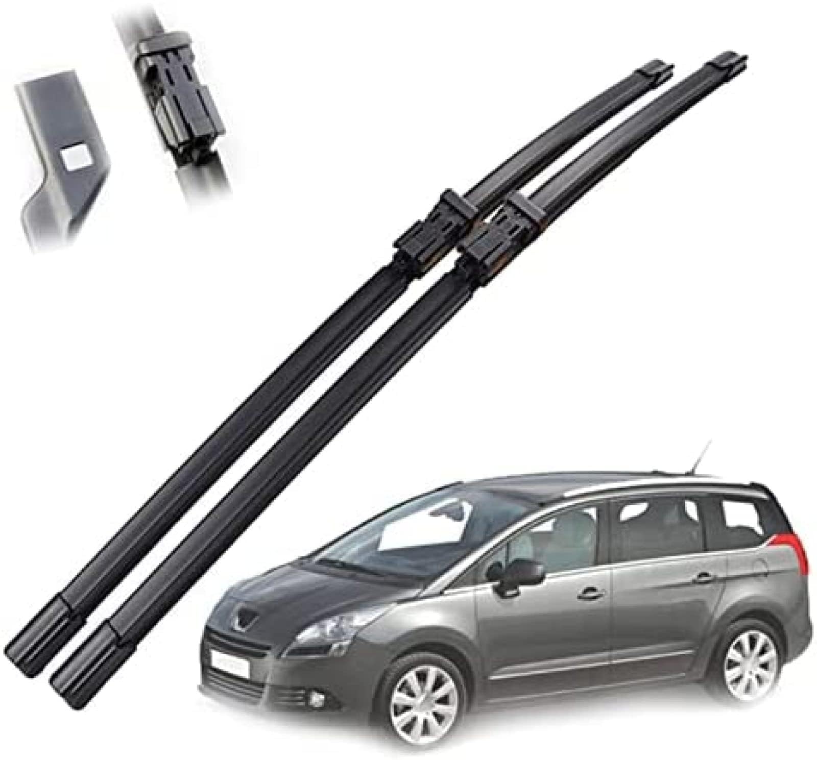 Frontscheibenwischer für Peugeot 5008 2009 2010 2011 2012 2013 2014 2015 2016 30"+28'', Windschutzscheibe Fenster Regenbürsten Auto Scheibenwischer Fensterbürsten Auto Zubehör Frontscheibenwischer für Peugeot 5008 2009 2010 2011 2012 2013 2014 2015 2016 30"+28'', Windschutzscheibe Fenster Regenbürsten Auto Scheibenwischer Fensterbürsten Auto Zubehör von PAPEP