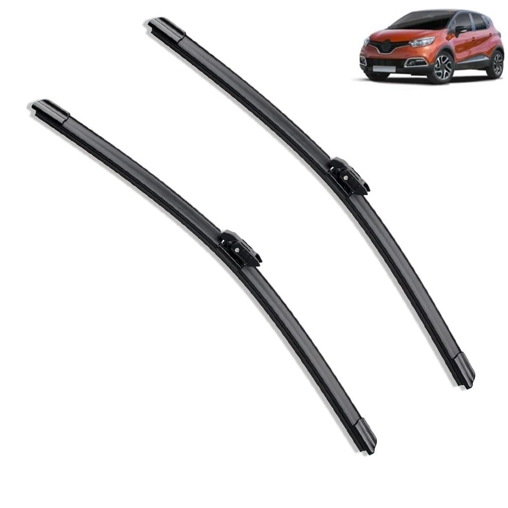 Frontscheibenwischer für Renault Captur Kaptur 2016 2017 2018 2019 2020, Windschutzscheibe Fenster Regenbürsten Auto Scheibenwischer Fensterbürsten Auto Zubehör Frontscheibenwischer für Renault Captur Kaptur 2016 2017 2018 2019 2020, Windschutzscheibe Fenster Regenbürsten Auto Scheibenwischer Fensterbürsten Auto Zubehör von PAPEP