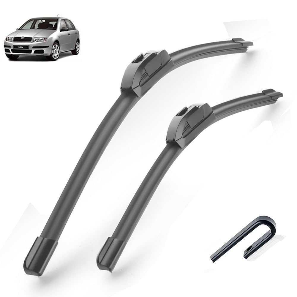 Frontscheibenwischer für Skoda Fabia 6Y 1999 2000 2001 2002 2003 2004 2005 2006 2007 MK1, Windschutzscheibe Fenster Regenbürsten Auto Scheibenwischer Fensterbürsten Auto Zubehör Frontscheibenwischer für Skoda Fabia 6Y 1999 2000 2001 2002 2003 2004 2005 2006 2007 MK1, Windschutzscheibe Fenster Regenbürsten Auto Scheibenwischer Fensterbürsten Auto Zubehör von PAPEP