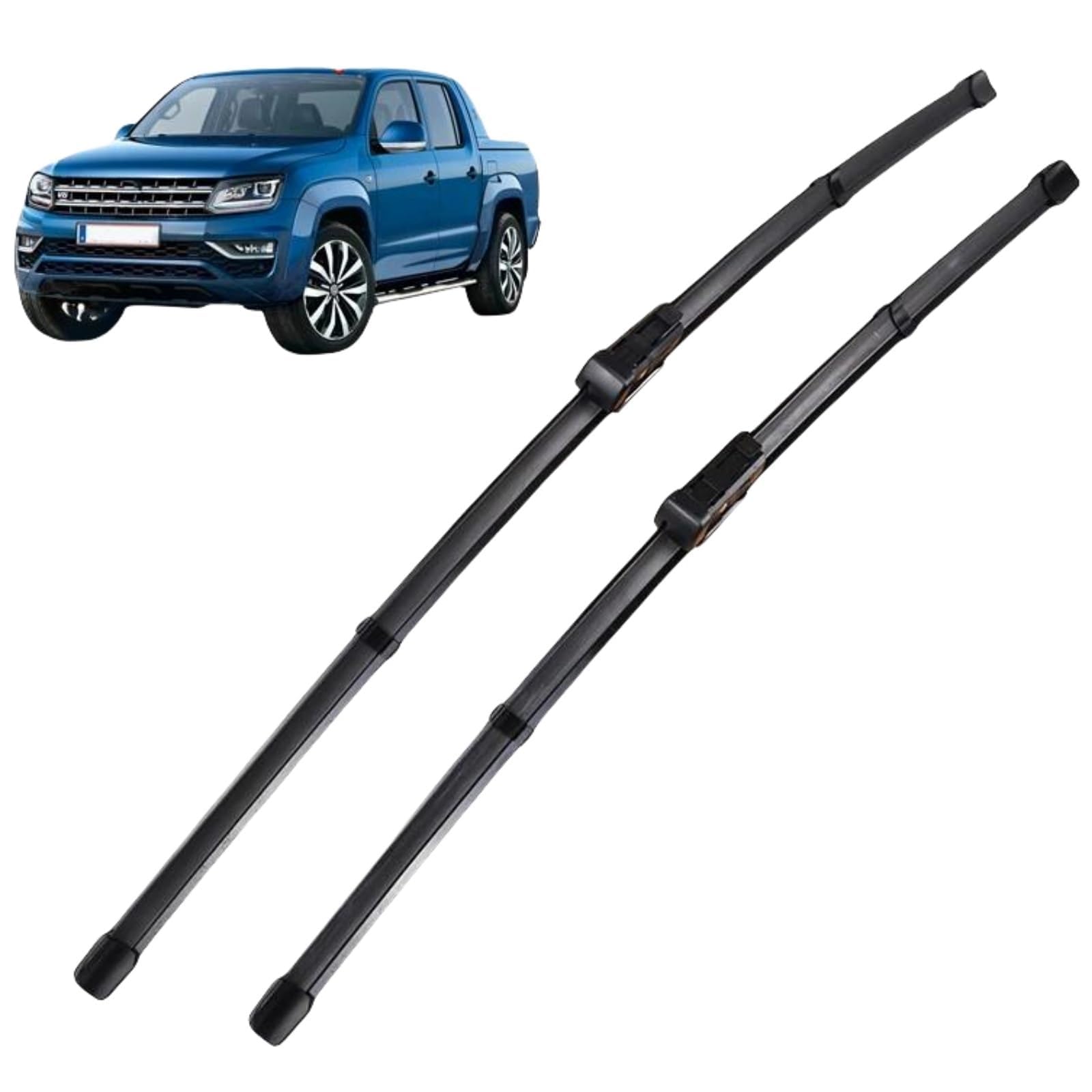 Frontscheibenwischer für VW Amarok 2013–2021,24''+24'', Windschutzscheibe Fenster Regenbürsten Auto Scheibenwischer Fensterbürsten Auto Zubehör Frontscheibenwischer für VW Amarok 2013–2021,24''+24'', Windschutzscheibe Fenster Regenbürsten Auto Scheibenwischer Fensterbürsten Auto Zubehör von PAPEP