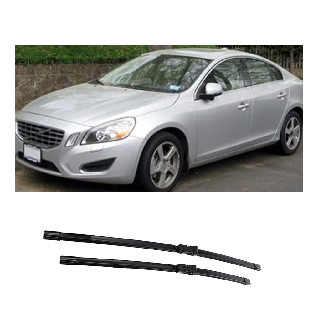 Frontscheibenwischer für Volvo S60 II 2010-2018 26''+20'', Windschutzscheibe Fenster Regenbürsten Auto Scheibenwischer Fensterbürsten Auto Zubehör Frontscheibenwischer für Volvo S60 II 2010-2018 26''+20'', Windschutzscheibe Fenster Regenbürsten Auto Scheibenwischer Fensterbürsten Auto Zubehör von PAPEP