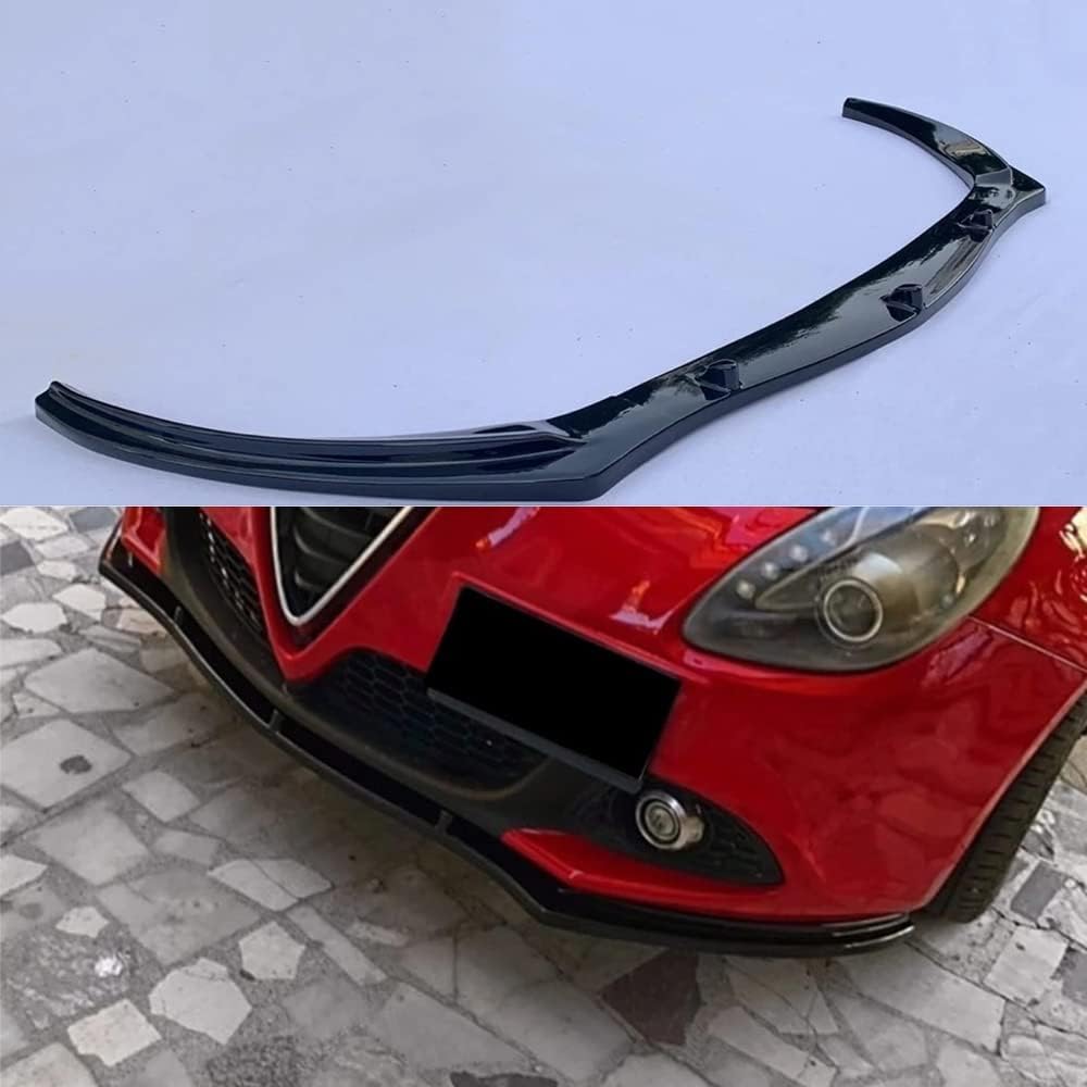 Auto Frontlippe Frontspoiler,für Alfa Romeo Giulietta,Frontlippe Spoiler Protector Splitter Kit Auto Frontlippe Frontspoiler,für Alfa Romeo Giulietta,Frontlippe Spoiler Protector Splitter Kit von PAREKS