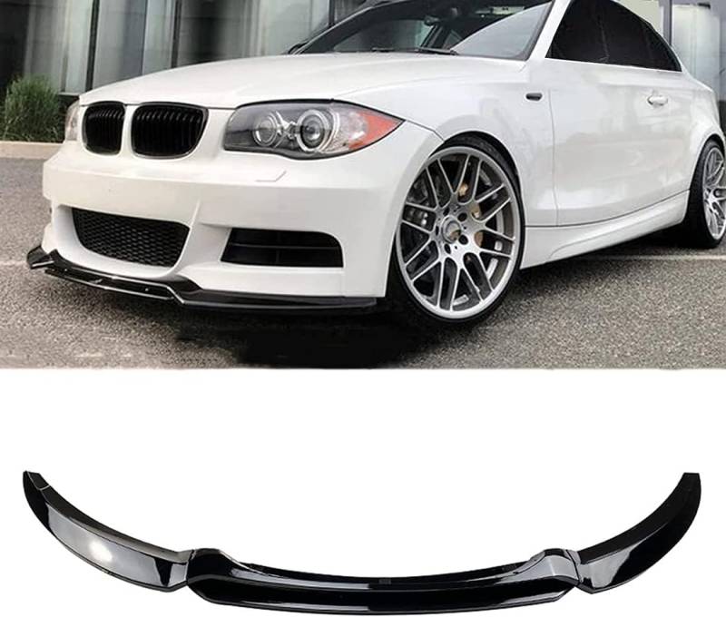 Auto Frontlippe Frontspoiler,für BMW 1 Series E82 E88 135i 2007-2010,Frontlippe Spoiler Protector Splitter Kit von PAREKS