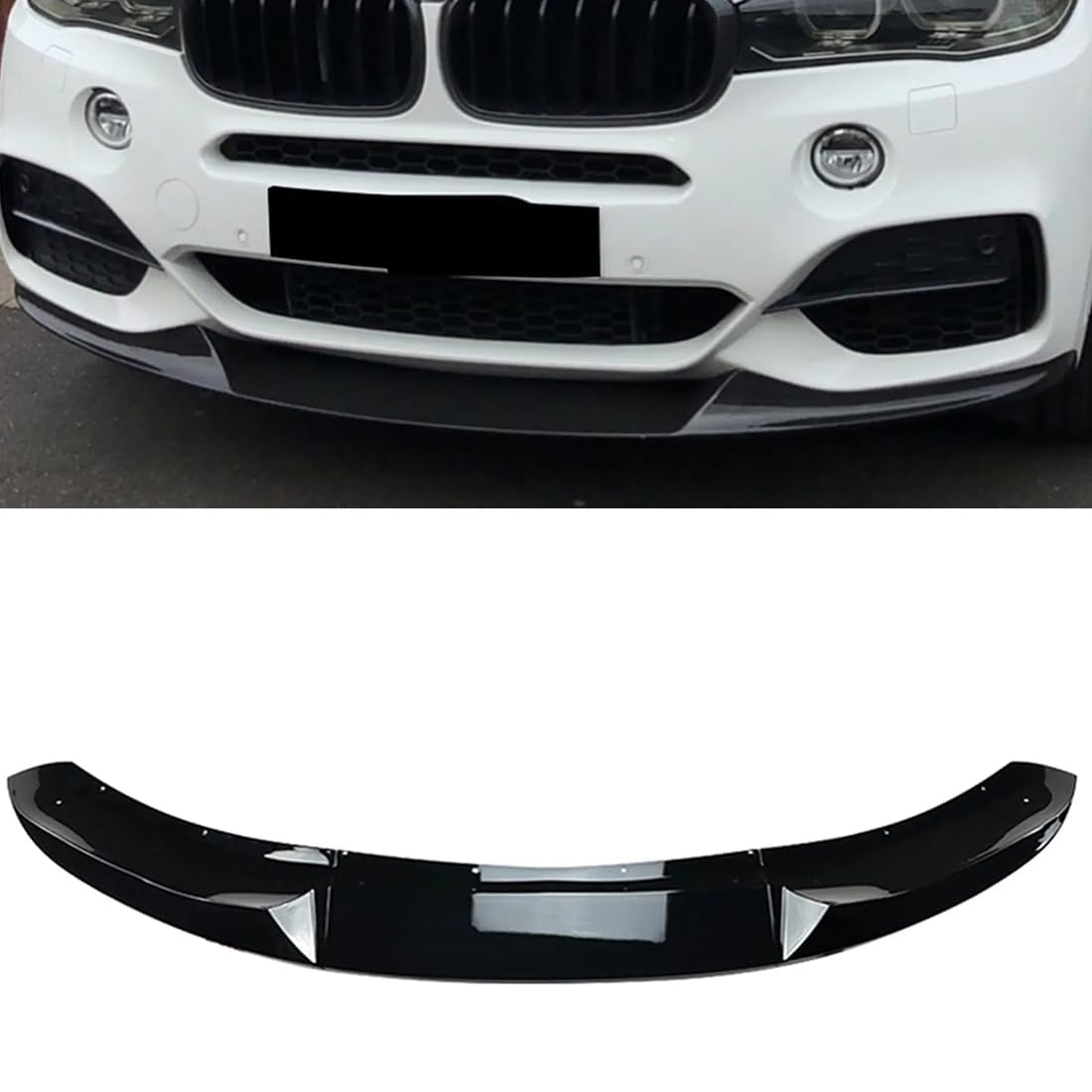 Auto Frontlippe Frontspoiler,für BMW X5 F15 M Sport 2014-2018,Frontlippe Spoiler Protector Splitter Kit Auto Frontlippe Frontspoiler,für BMW X5 F15 M Sport 2014-2018,Frontlippe Spoiler Protector Splitter Kit von PAREKS