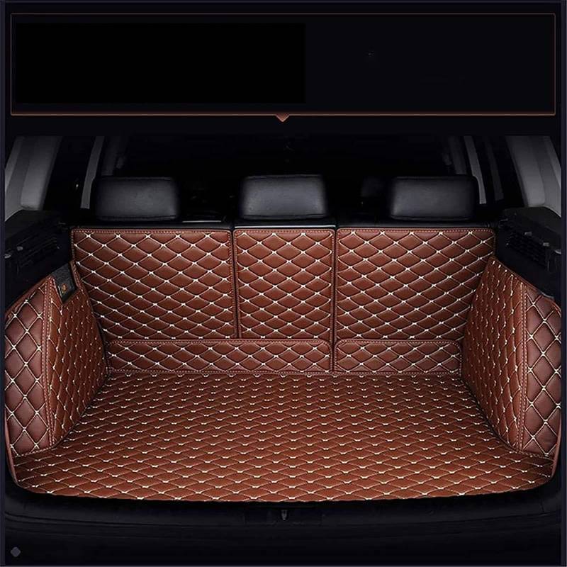 Auto Kofferraummatten,für Range Rover Sport 2018-2023,Wasserdicht Kofferraum Schutzmatte Liner rutschfest Zubehör,E-Brown von PAREKS