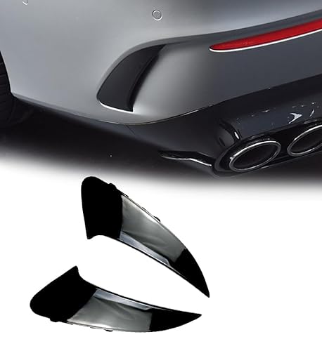 Auto Zubehör Für Mercedes Benz CLA C118 CLA200 2020 2021 2022 2023 AMG, Heckstoßstange Splitter Spoiler Luftauslass Styling Karosserie Dekoration,Black Auto Zubehör Für Mercedes Benz CLA C118 CLA200 2020 2021 2022 2023 AMG, Heckstoßstange Splitter Spoiler Luftauslass Styling Karosserie Dekoration,Black von PARIE