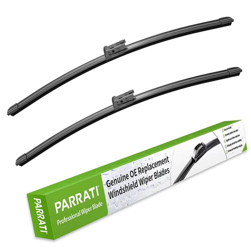 PARRATI® 55,9 cm und 55,9 cm Hochleistungs-Premium-All-Season-Auto-Ersatz-Scheibenwischerblätter für Sierra Silverado 2014–2018, einfache Selbstmontage (2er-Set) von PARRATI