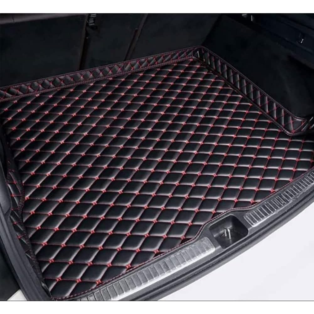 Auto Leder Kofferraummatte Kofferraumwanne für Au-di SQ5 2018-2022, Antirutschmatte Kofferraum Schutzmatten Laderaummatte Cargo Teppich AutozubehöR,B/Black-Red Auto Leder Kofferraummatte Kofferraumwanne für Au-di SQ5 2018-2022, Antirutschmatte Kofferraum Schutzmatten Laderaummatte Cargo Teppich AutozubehöR,B/Black-Red von PARREN