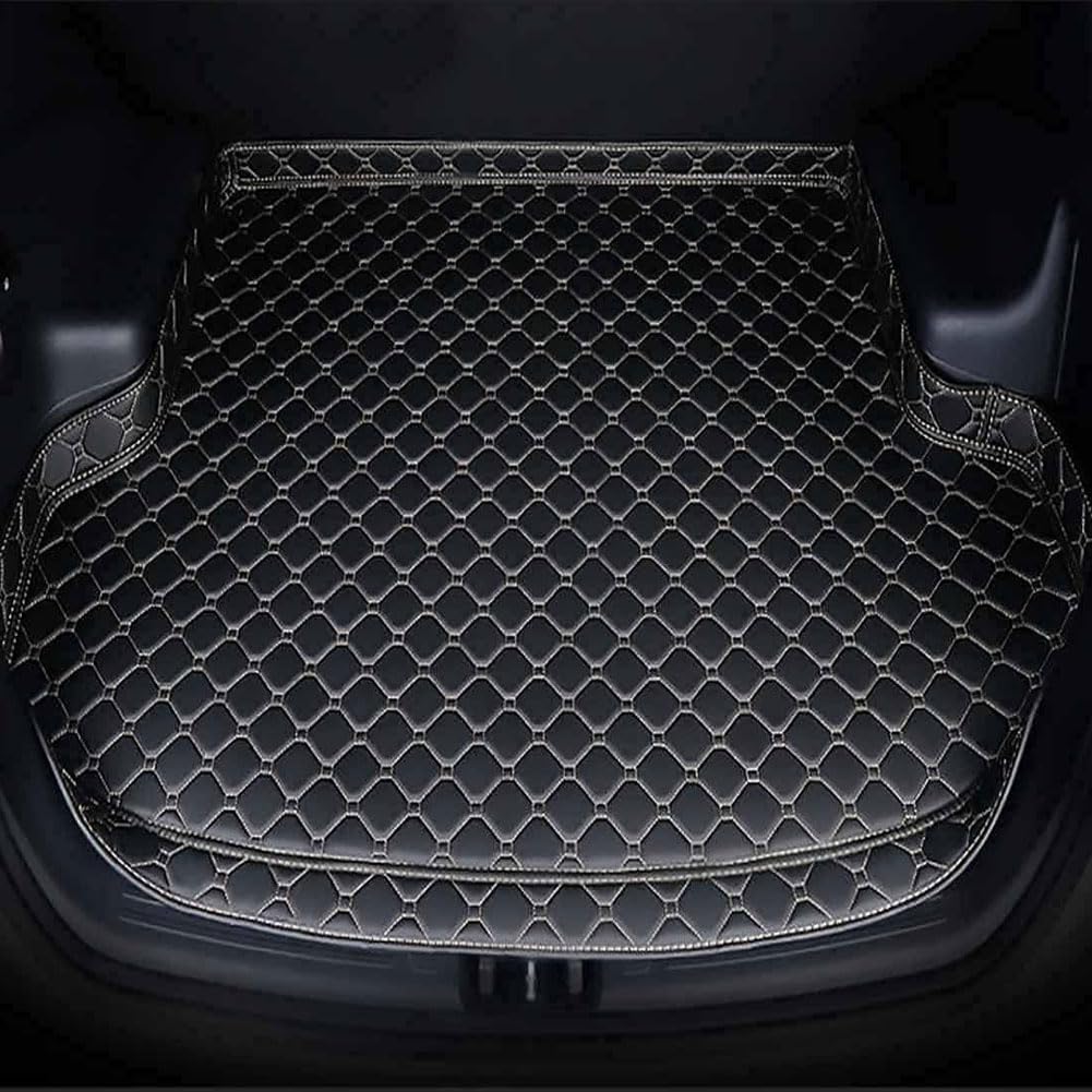 Auto Leder Kofferraummatte Kofferraumwanne für Jaguar XK 2010-2013, Antirutschmatte Kofferraum Schutzmatten Laderaummatte Cargo Teppich AutozubehöR,C/Black-beige Auto Leder Kofferraummatte Kofferraumwanne für Jaguar XK 2010-2013, Antirutschmatte Kofferraum Schutzmatten Laderaummatte Cargo Teppich AutozubehöR,C/Black-beige von PARREN
