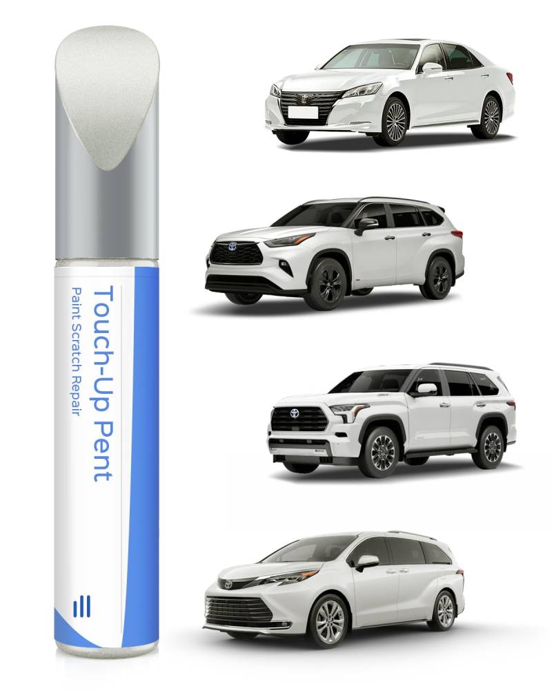 PARTS4EV 089 Wind Chill Pearl Tricoat Lackstift für Toyota – Exakte Übereinstimmung für Chips und Kratzer von PARTS4EV