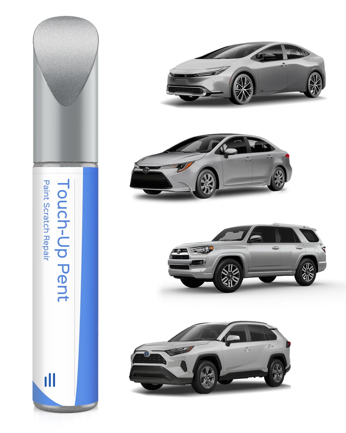 1F7 Classic Silver Metallic Lackstift für Toyota – Exakte Übereinstimmung für Chips und Kratzer 1F7 Classic Silver Metallic Lackstift für Toyota – Exakte Übereinstimmung für Chips und Kratzer von PARTS4EV