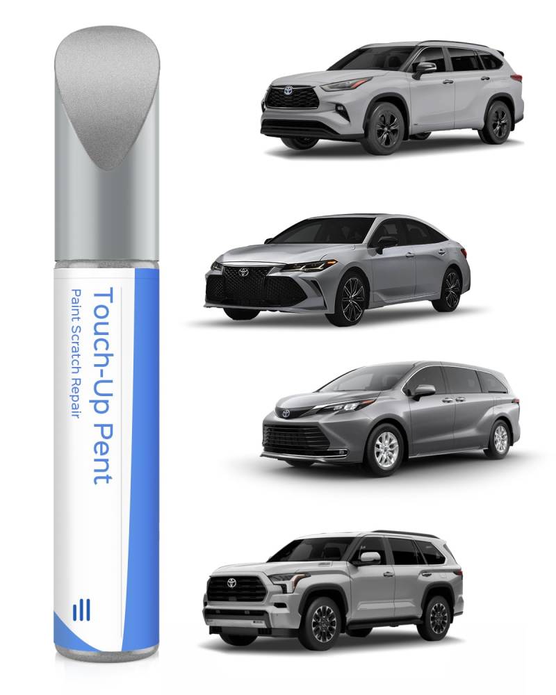PARTS4EV 1J9 Celestial Silver Metallic Lackstift für Toyota – Exakte Übereinstimmung für Chips und Kratzer von PARTS4EV
