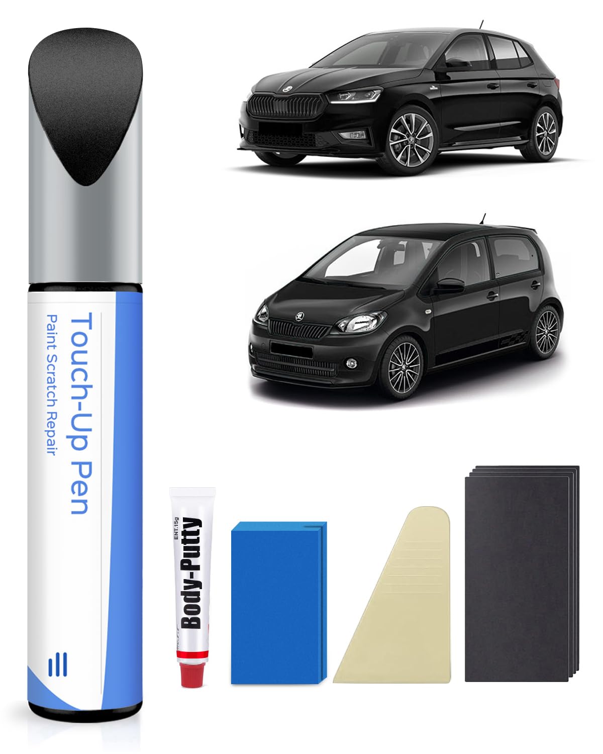 2T2T /C9X Deep Schwarz Metallic Lackstift Kit Kompatibel mit Skoda Exakte Übereinstimmung für Chips und Kratzer 2T2T /C9X Deep Schwarz Metallic Lackstift Kit Kompatibel mit Skoda Exakte Übereinstimmung für Chips und Kratzer von PARTS4EV
