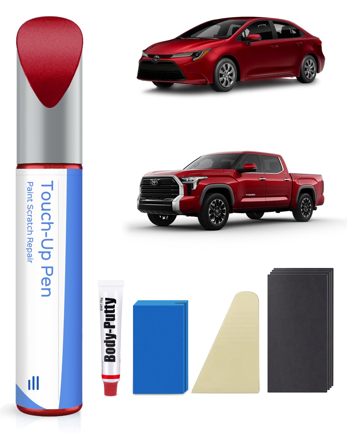 PARTS4EV 3R3 Barcelona Red Pearl Lackstift Kit für Toyota – Exakte Übereinstimmung für Chips und Kratzer PARTS4EV 3R3 Barcelona Red Pearl Lackstift Kit für Toyota – Exakte Übereinstimmung für Chips und Kratzer von PARTS4EV