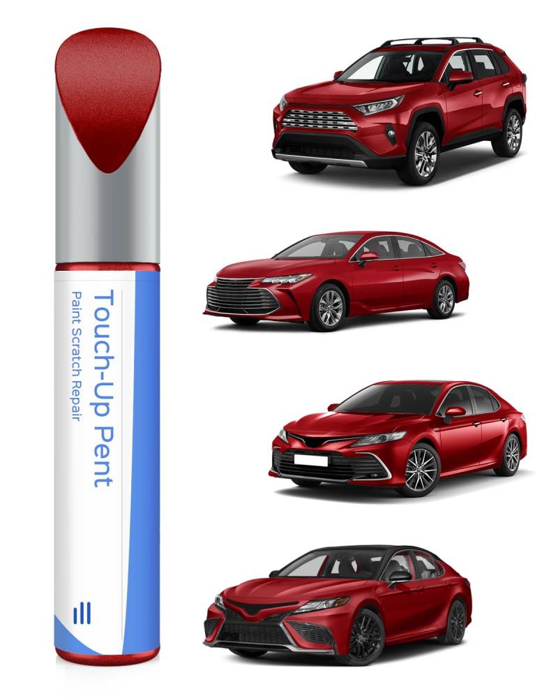 PARTS4EV 3T3 Ruby Flare Pearl Lackstift für Toyota – Exakte Übereinstimmung für Chips und Kratzer von PARTS4EV